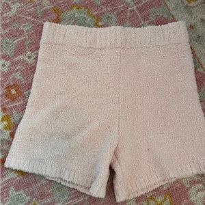 SKIMS Pink Cozy Shorts